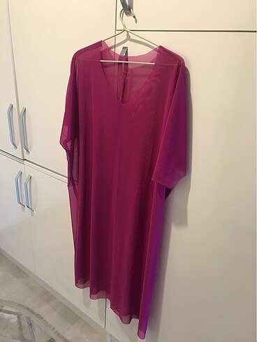 Fuşya pareo - Görsel 2