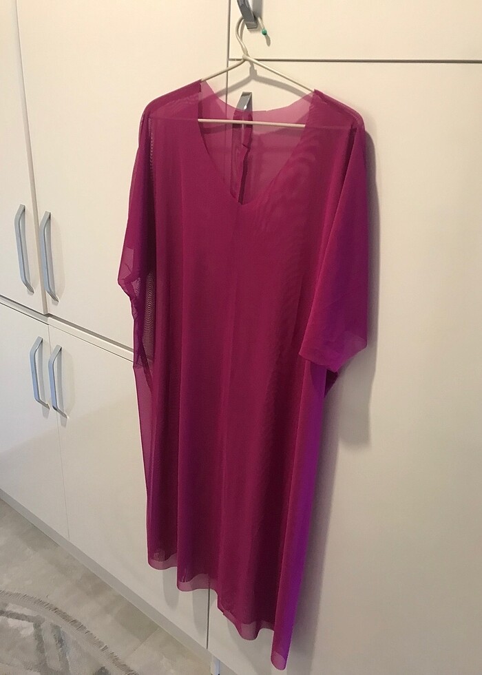 Fuşya pareo - Görsel 2