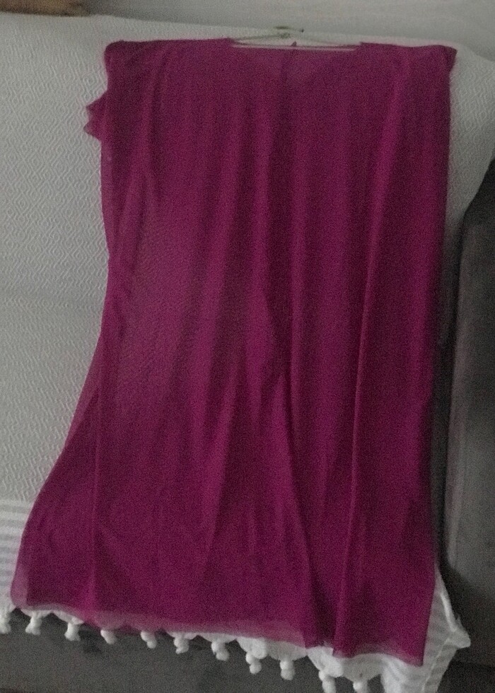 Fuşya pareo - Görsel 3