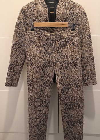 Network piton desen ceket pantolon takım - Görsel 6