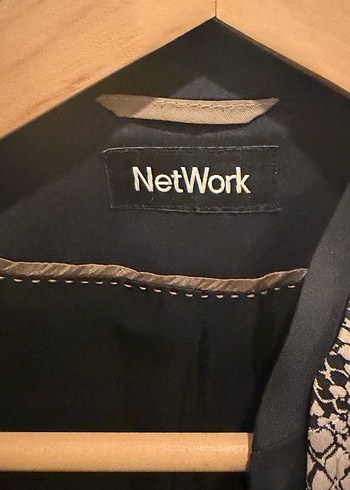 Network piton desen ceket pantolon takım - Görsel 3