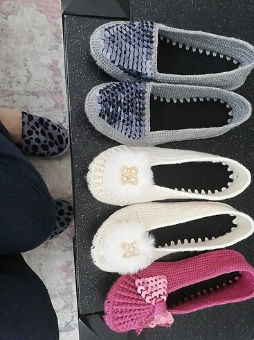 Babet örgü patik - Görsel 3