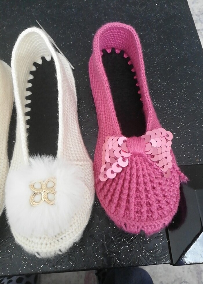 Babet örgü patik  - Görsel 2