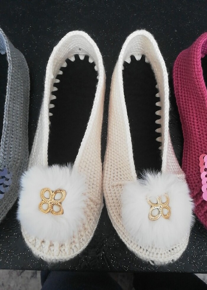 Babet örgü patik  - Görsel 5