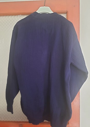 Diğer Düğmeli Lacivert Hırka