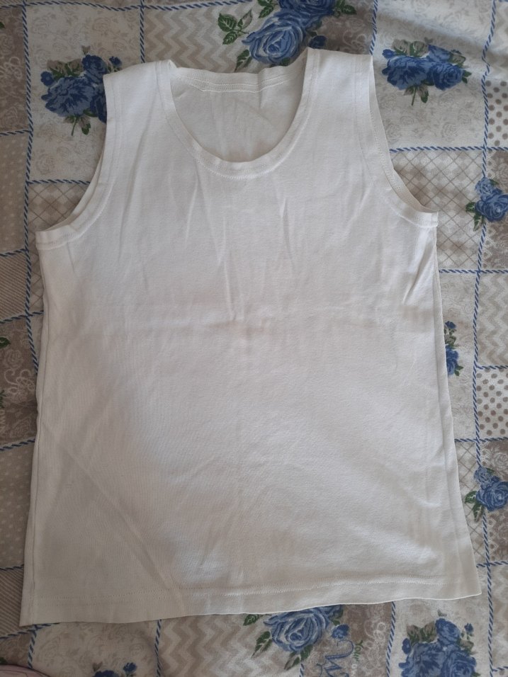 Beyaz Çocuk Atlet ve Fanila Seti - Görsel 4