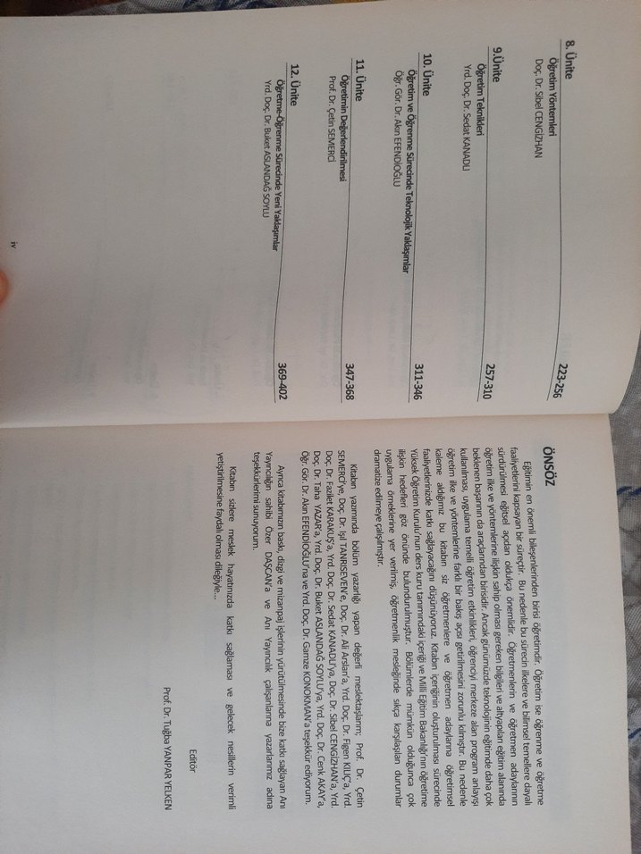 Öğretim İlke ve Yöntemleri 4. Baskı Kitap - Görsel 3