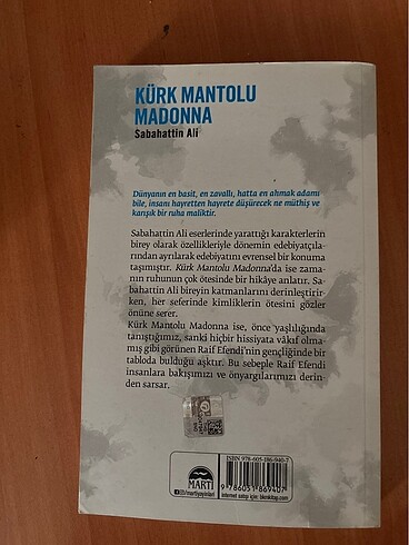 Kürk Mantolu Madonna - Sabahattin Ali - Görsel 2