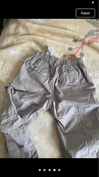 xs Beden Kargo paraşüt pantolon