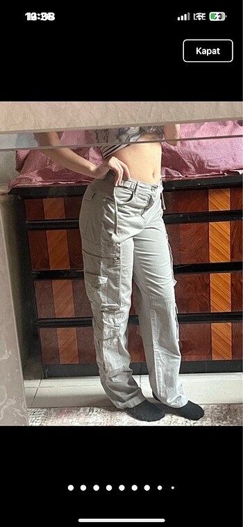 Kargo paraşüt pantolon - Görsel 5