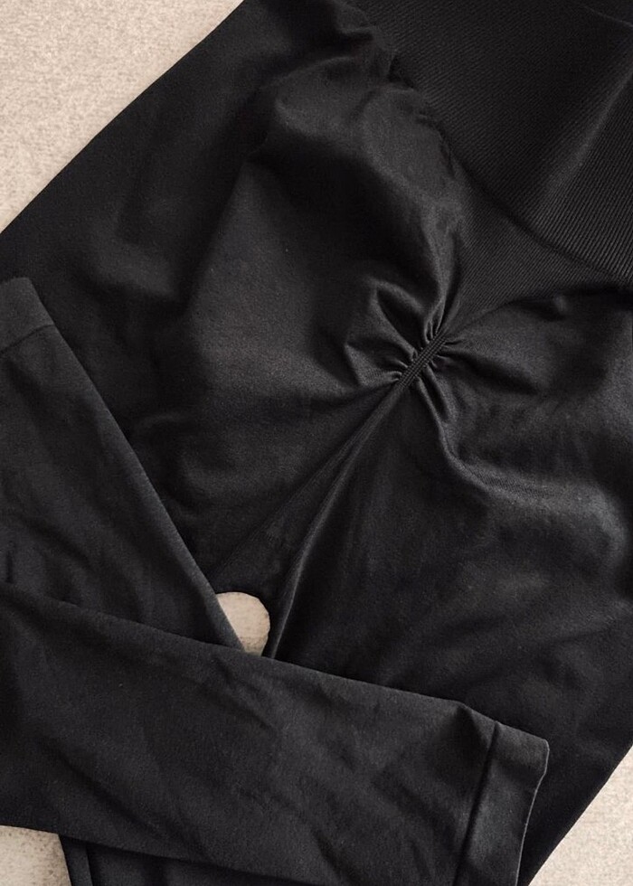 Büzgülü tayt - Görsel 2