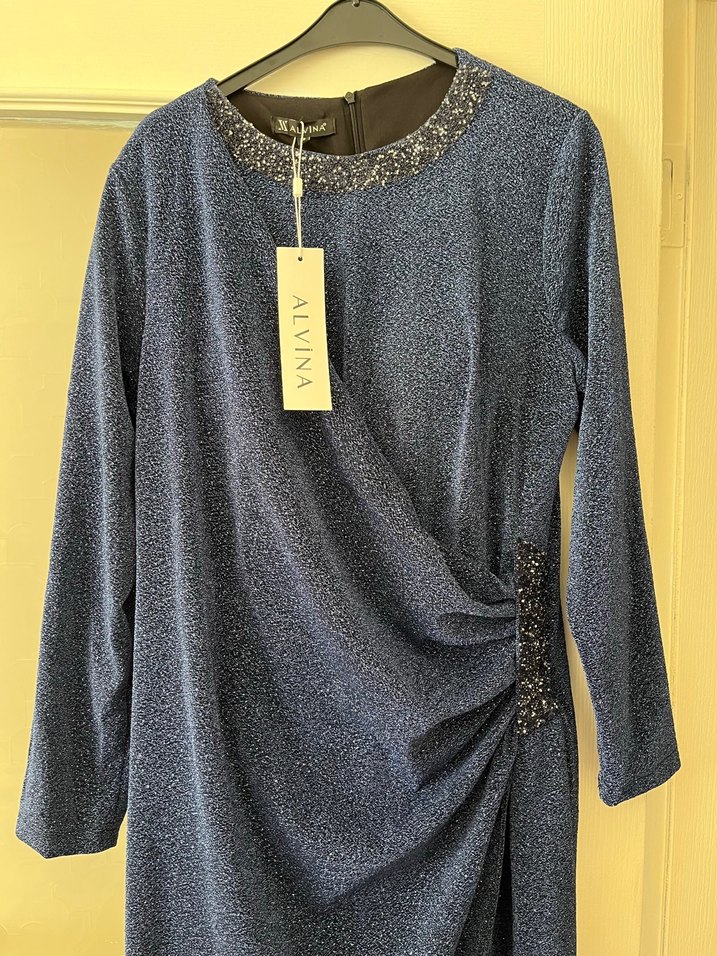 Uzun kollu abiye elbise - Görsel 4