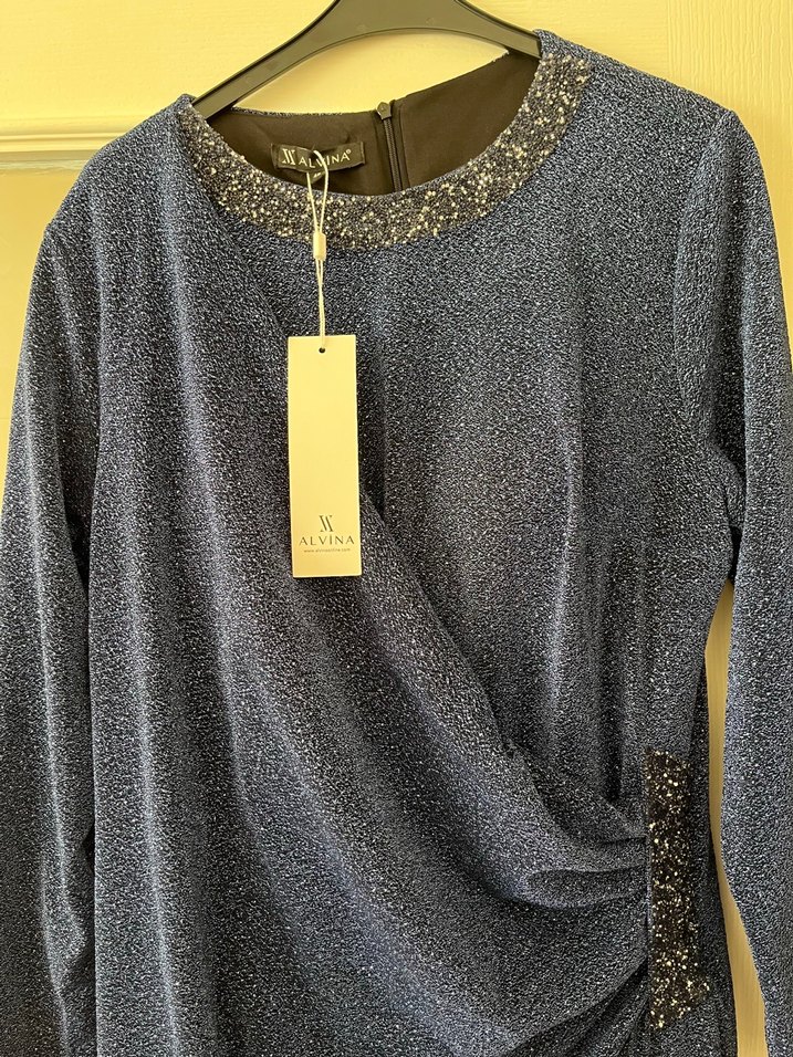 Uzun kollu abiye elbise - Görsel 5