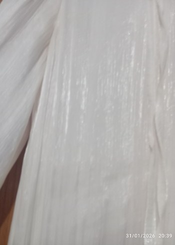 Beyaz UzunElbise - Görsel 3