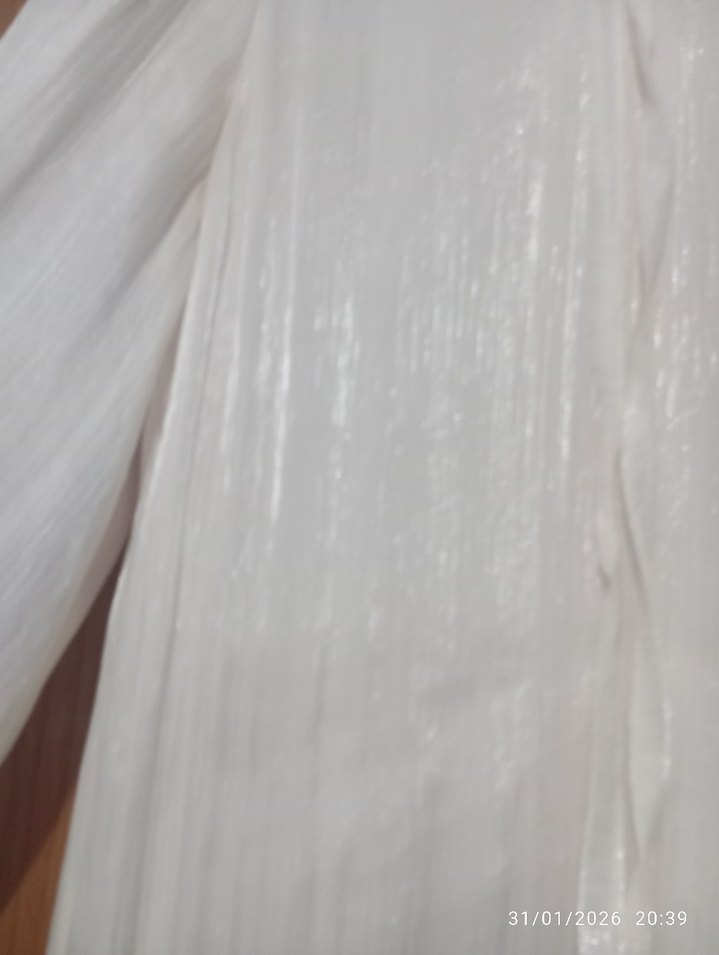 Beyaz UzunElbise - Görsel 3