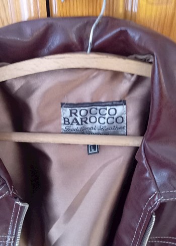 Kahverengi Parlak Deri Biker Ceket - Görsel 6