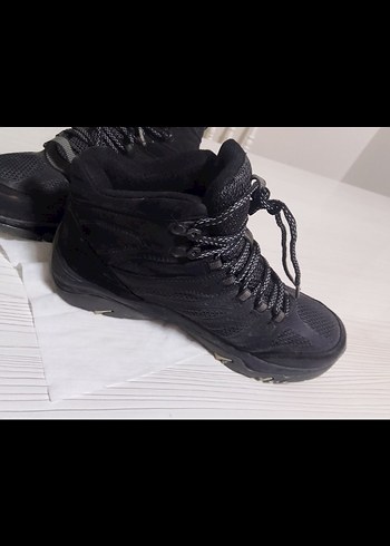 Erkek Siyah Spor Ayakkabı Bağcığı - Görsel 3