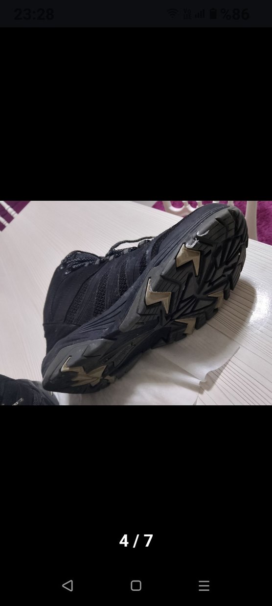 Erkek Siyah Spor Ayakkabı Bağcığı - Görsel 5