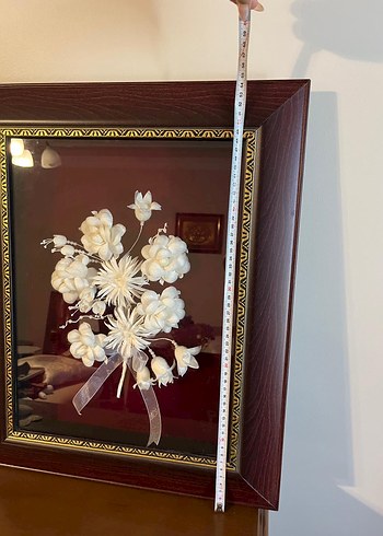 Beyaz Çiçekli Dekoratif Tablo - Görsel 4