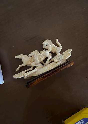 Beyaz At Figürlü Dekoratif Biblo - Görsel 6