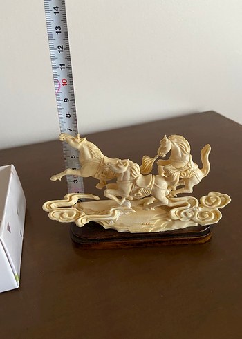 Beyaz At Figürlü Dekoratif Biblo - Görsel 4