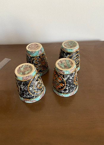 Renkli Desenli Seramik Bardak Seti - Görsel 3