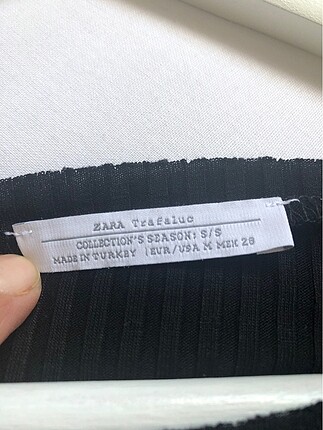s Beden Siyah Zara asimetrik tunik