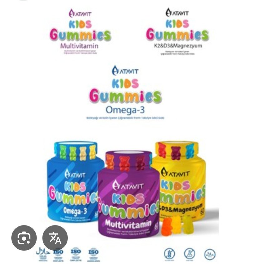Atavit Omega 3, D3 K2, Magnezyum Multivitamin Gummies - Görsel 4