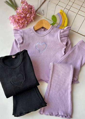 Koyu Mor Örme Kız Çocuk Etek - Görsel 4