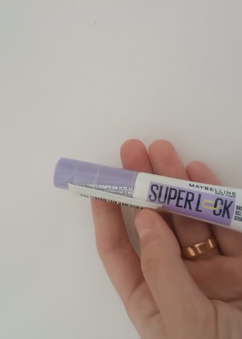 Maybelline SuperLCK Mor Pastel Maskara sabitleyici - Görsel 3