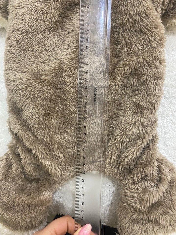 Kahverengi Kürklü Köpek Geyiği Kostümü - Görsel 4