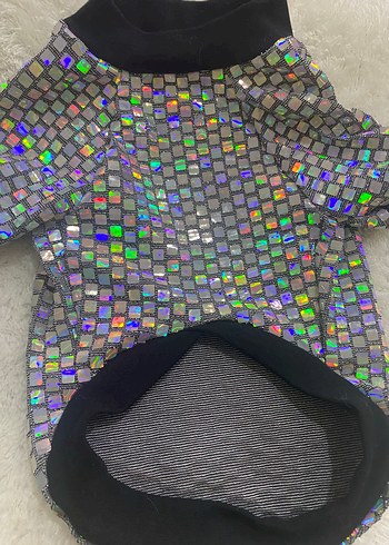 Renkli Payetli Stil Köpek Kıyafeti - Görsel 2