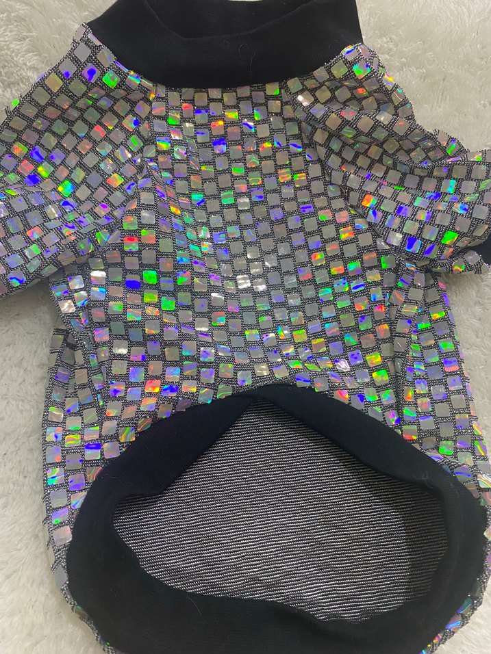 Renkli Payetli Stil Köpek Kıyafeti - Görsel 2