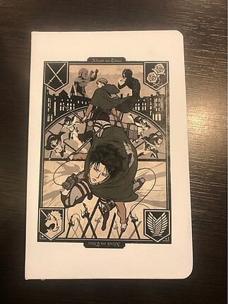 Defter sert kapak anime manga