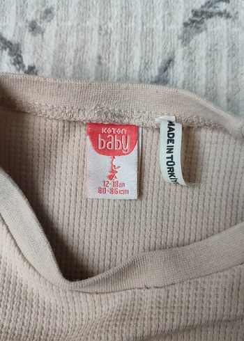 Bej Baskılı Çocuk Atlet - Görsel 3