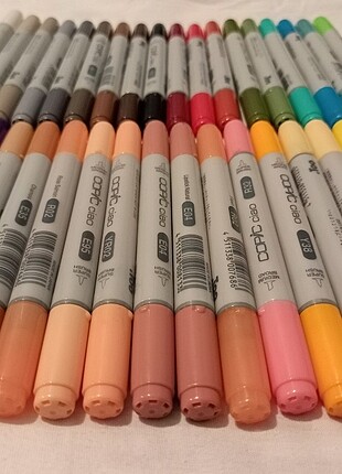 36'lı Copic Ciao Marker Orijinal Kalemler - Az Kullanılmış