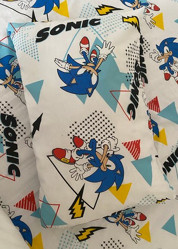 Renkli Sonic Baskılı Çocuk Nevresim Takımı - Görsel 3