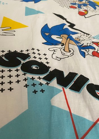 Renkli Sonic Baskılı Çocuk Nevresim Takımı - Görsel 8