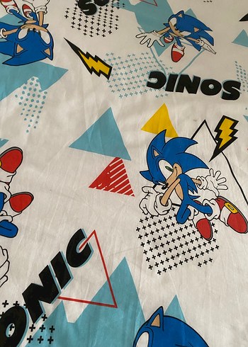 Renkli Sonic Baskılı Çocuk Nevresim Takımı - Görsel 6