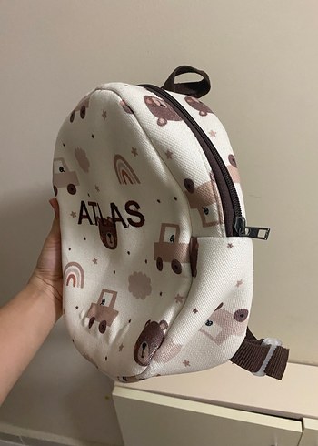 Atlas Baskılı Çocuk sırt çantası - Görsel 3