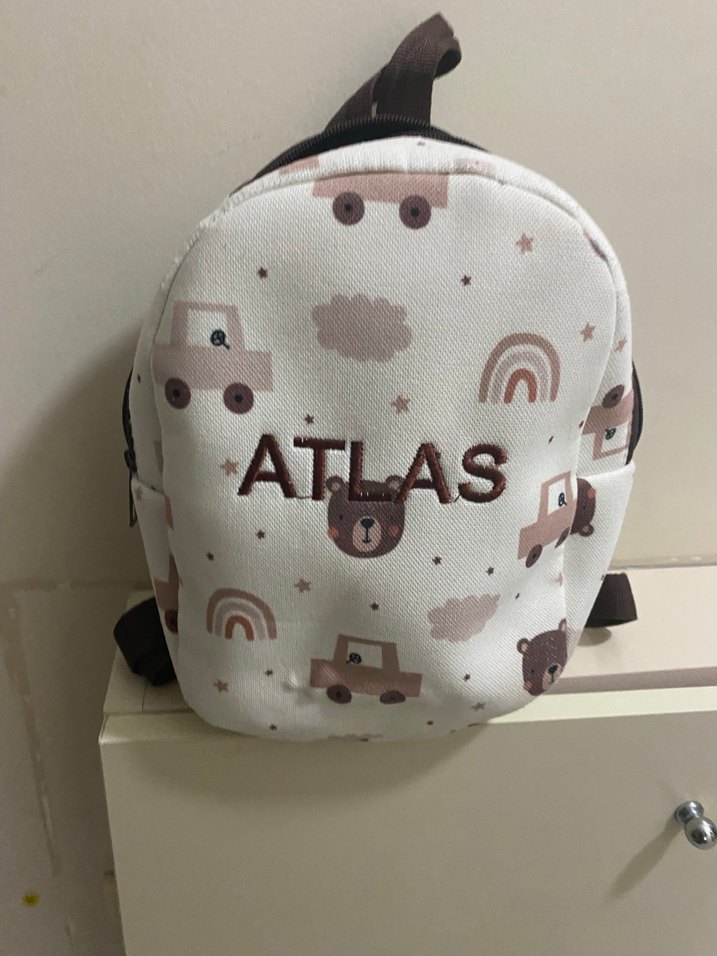 Atlas Baskılı Çocuk sırt çantası - Görsel 4