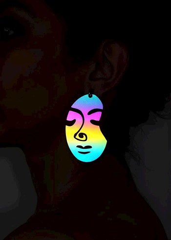 refloktorlu disko küpe - Görsel 2