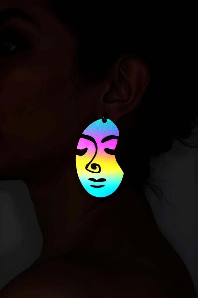 refloktorlu disko küpe - Görsel 2