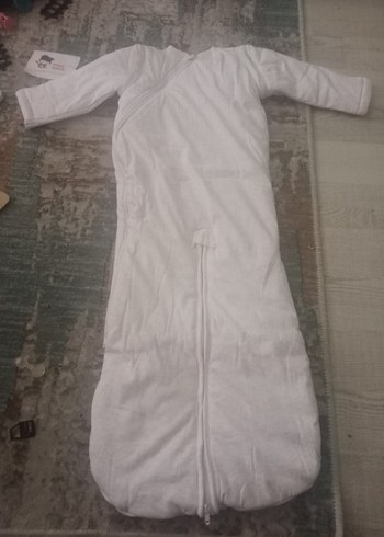 Beyaz Çocuk uyku tulumu - Görsel 4