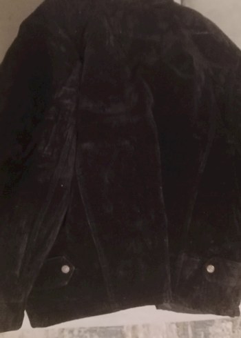 Erkek Siyah Fermuarlı Midi Ceket - Görsel 2