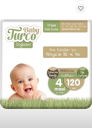 4 Numara Hiç Açılmamış Bebek Bezi