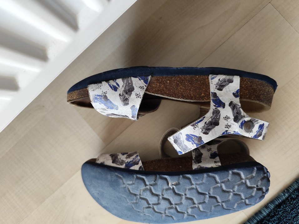 Superfit  Bohem Tarzı Desenli Mavi Erkek Sandalet - Görsel 3