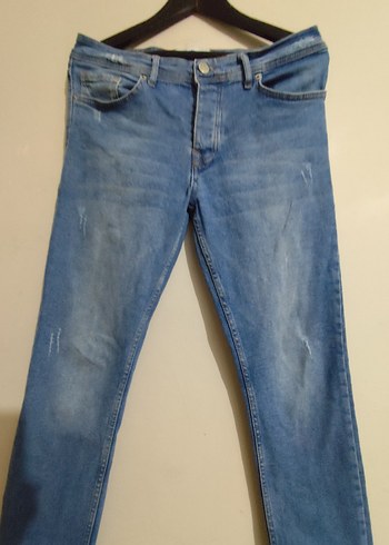 33 Beden Martin Mixs. KadıErkek. Mavi Kesim Denim Pantolon