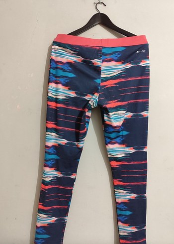 Orjinal Kadın Çok Renkli Tie-Dye Desenli Spor Tayt