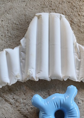 Beyaz bebek şişme Yatak ve su oyuncağı